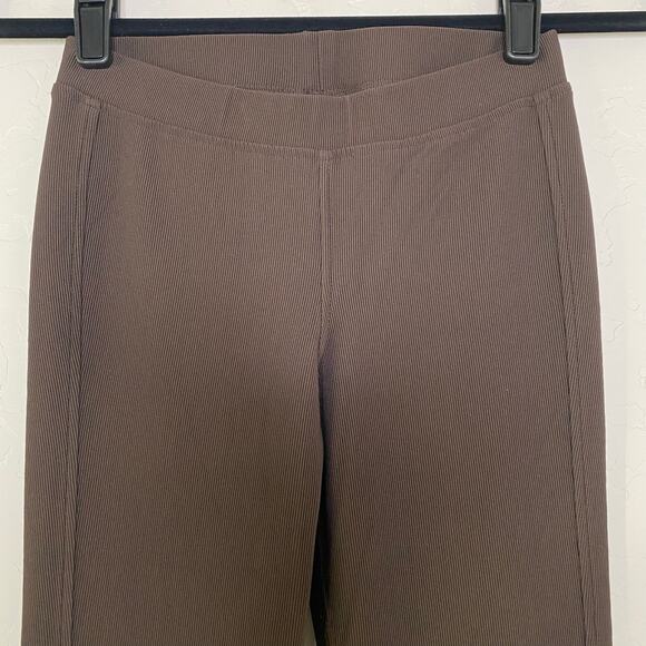 Kerrits Brown Ribbed Knee Patch Bootcut Riding Equestrian Pant Girls XL - Picture 2 of 9